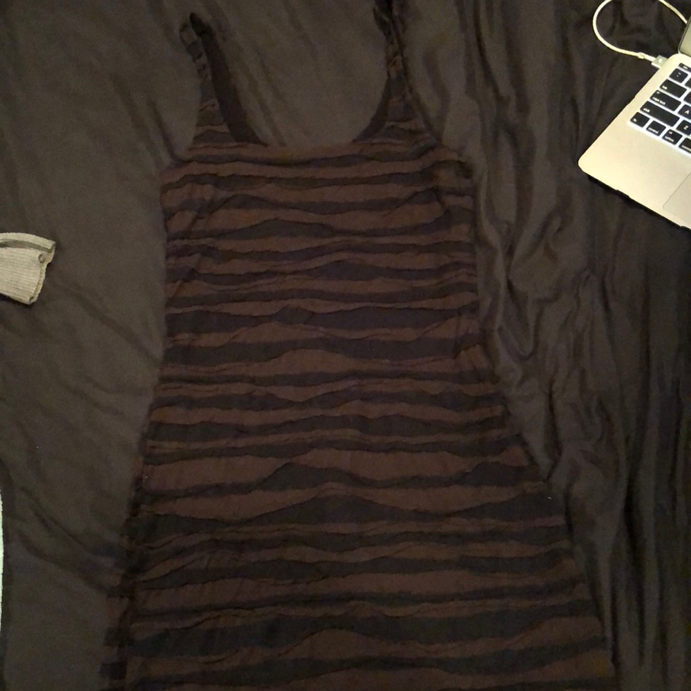 Brown and black free people dress